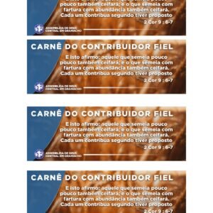 Arte de Carnê de Contribuição - Imagem 1