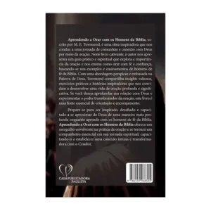 Livro Aprendendo A Orar Com Homens Da Bíblia - M. E. Townsend Baseado na Bíbli - Imagem 4