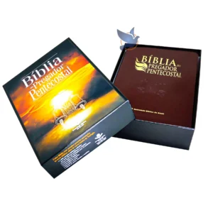 Bíblia do Pregador Pentecostal com Sermões e Índice Revista Corrigida ARC Vinho Nobre - Imagem 3