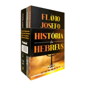 Box Com 3 Livros A História dos Hebreus Flávio Josefo Capa Dura - Imagem 1
