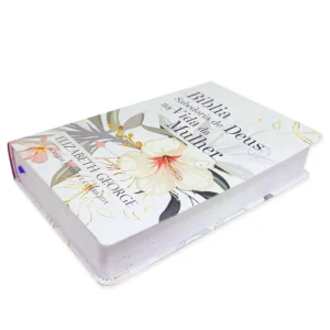 Bíblia Sabedoria de Deus na Vida da Mulher Média Luxo Floral - Imagem 5