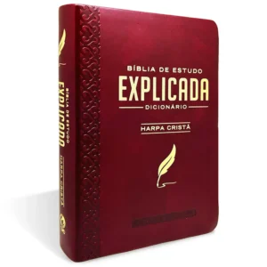 Bíblia de Estudo Explicada Média Luxo Azul, Preta e Marrom - Imagem 4