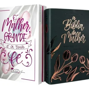 Bíblia Da Mulher Nova Edição Arc Média 13,5x20 Capa Azu, Branca, Rosa, - Imagem 3