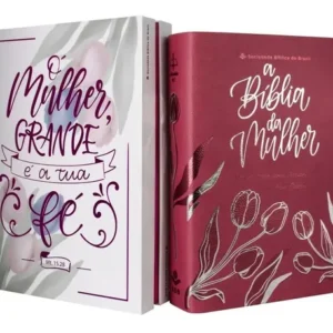 Bíblia Da Mulher Nova Edição Arc Média 13,5x20 Capa Azu, Branca, Rosa, - Imagem 4